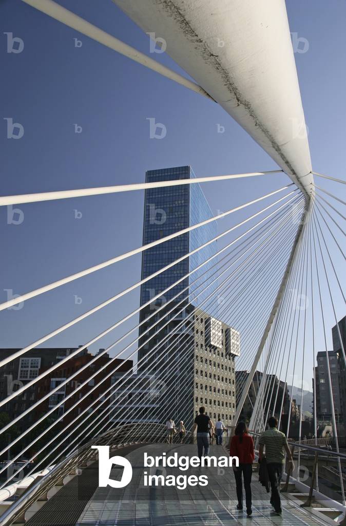 People on Calatrava Footbridge (photo)