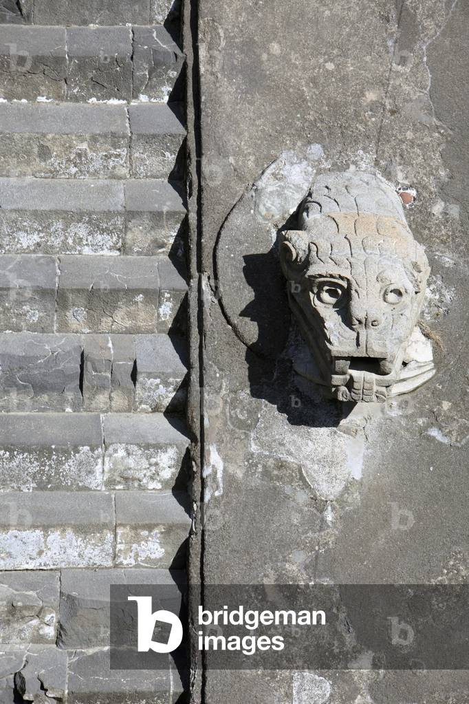 Near Mexico City, Mexico, Teotihuacan Archeological Site, Feathered Serpent Pyramid (photo)