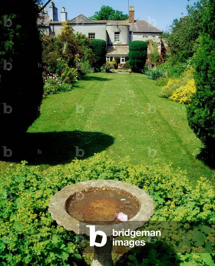 Craigconna, Co Dublin, House Lawn And Railway Tracks, Late Spring (photo)