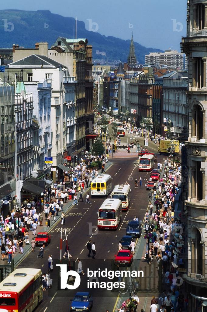 Belfast, Co Antrim, Northern Ireland, Donegal Place During The Troubles (photo)