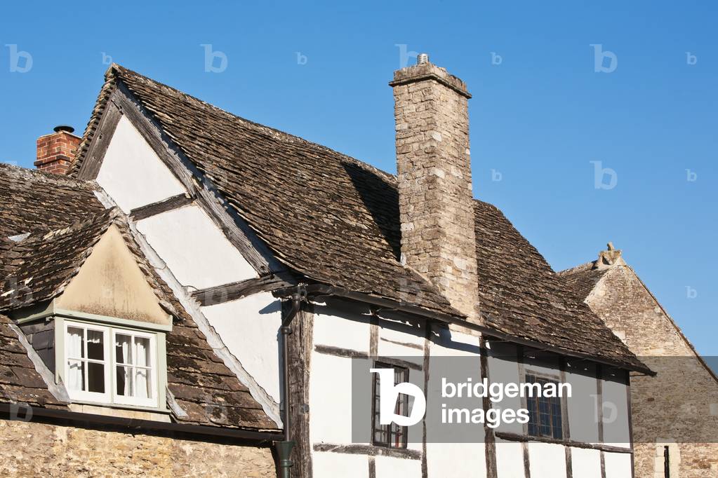 Timbered House, Wiltshire, England, UK  (photo)