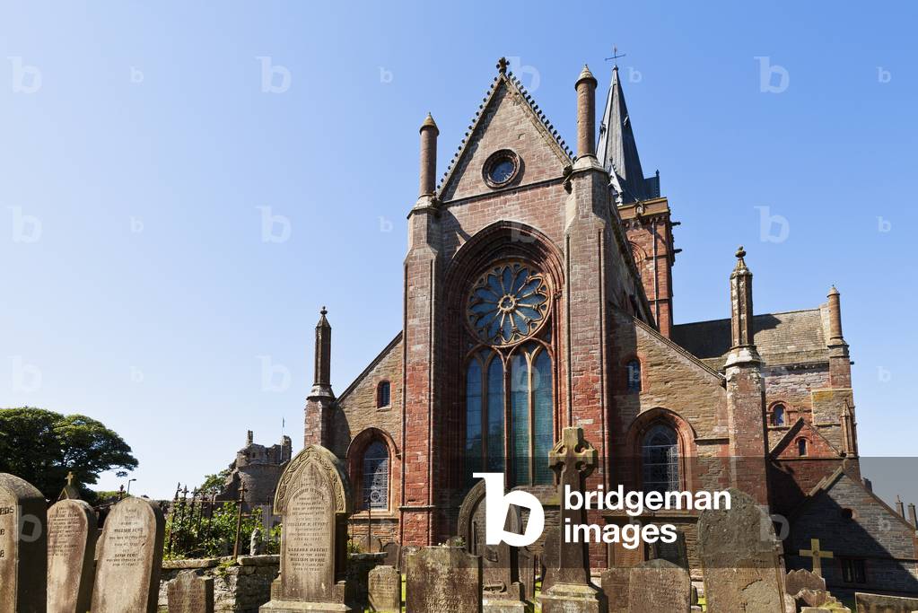 St. Magnus Cathedral, Kirkwall, Orkney, Scotland (photo)
