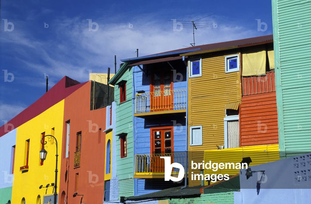 Painted Houses, La Boca, Buenos Aires, Argentina (photo)