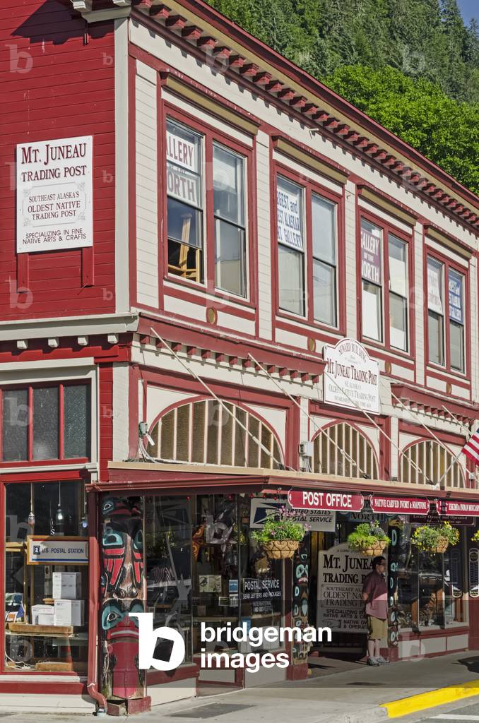 Mt, Juneau Trading Post along South Franklin Street in downtown Juneau, Southeast Alaska (photo)