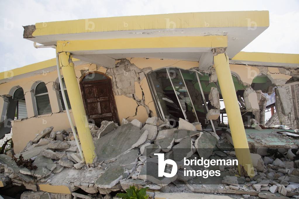 A Home Collapsed after the Earthquake, Port-Au-Prince, Haiti (photo)