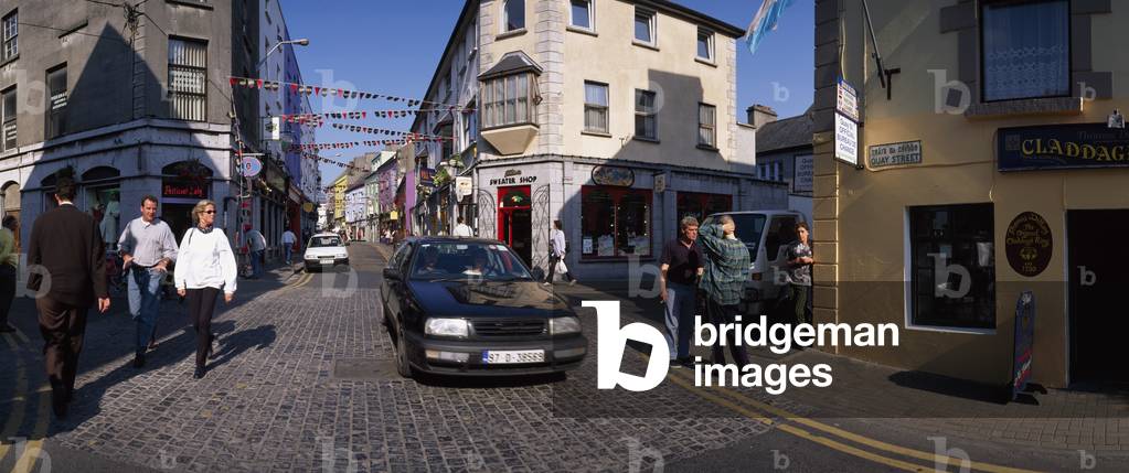 Galway City,Co Galway,Ireland;Street Scene In Galway City (photo)