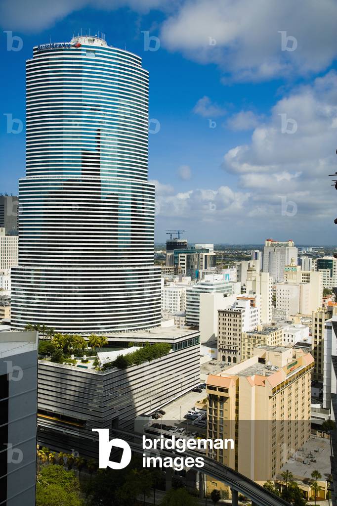 USA., Florida, High rise buildings in Downtown, Miami (photo)