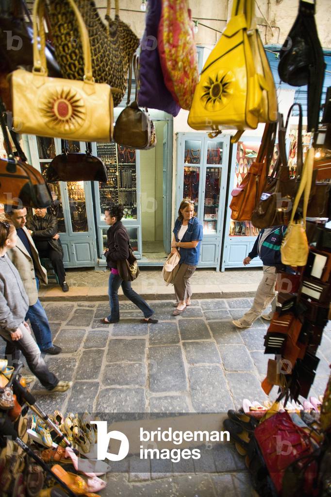 Leather Bags  and Goods in Shop (photo)