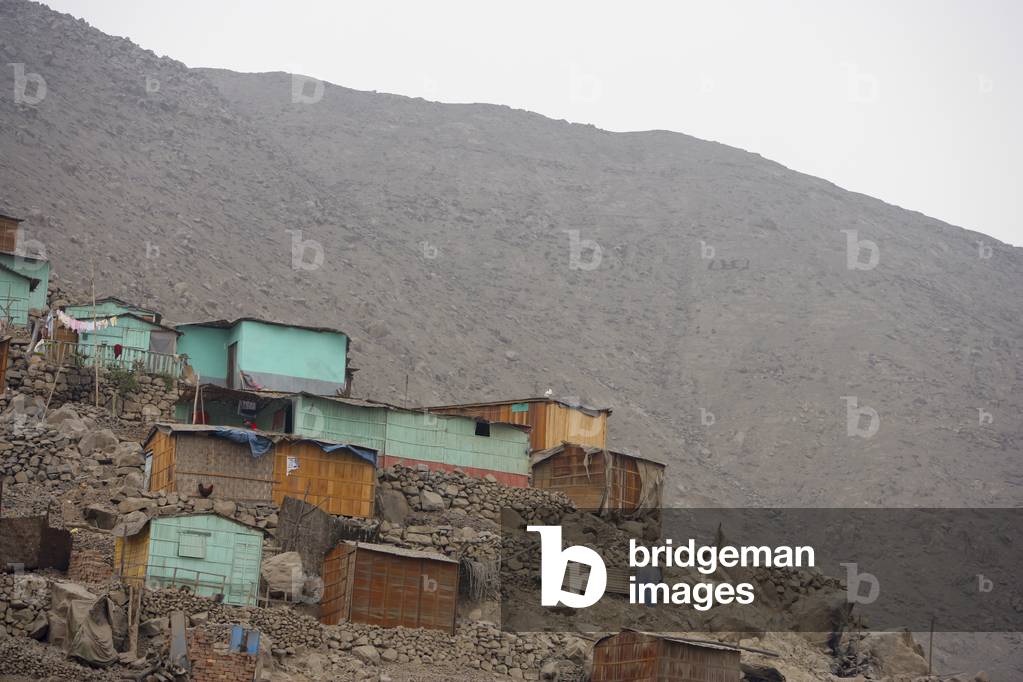 Hillside Slum Dwellings, Lima, Peru (photo)