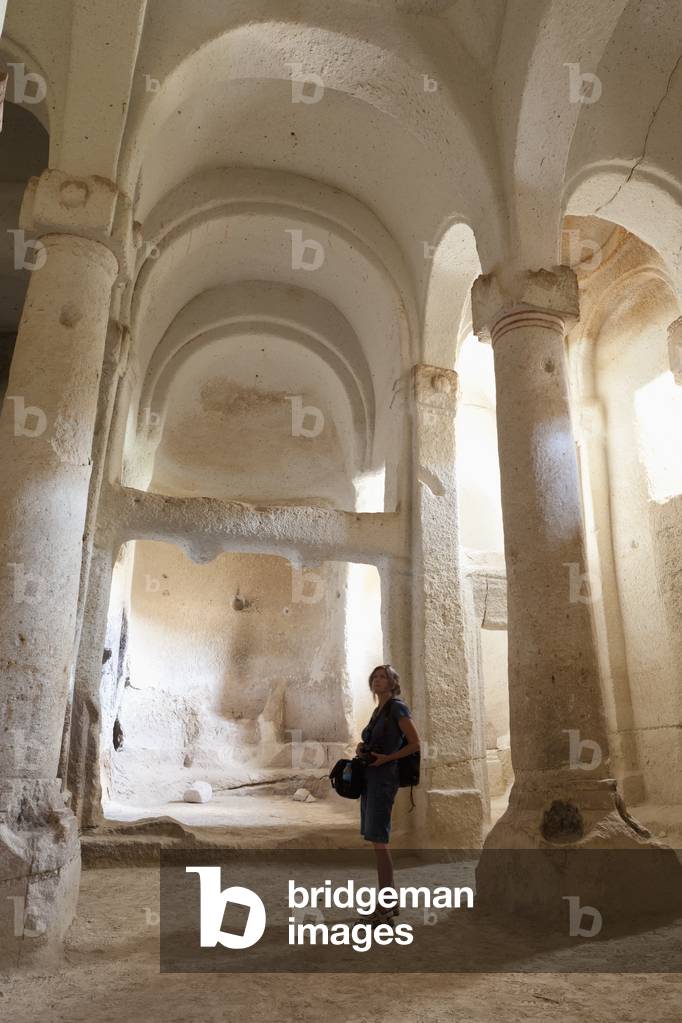 Abandoned church in the Rose Valley, Cappadocia, Turkey (photo)