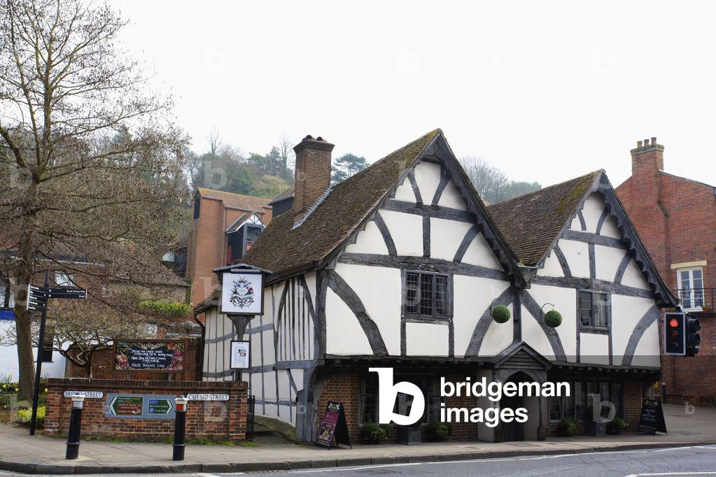 Old house, Winchester, Hampshire, England, UK  (photo)