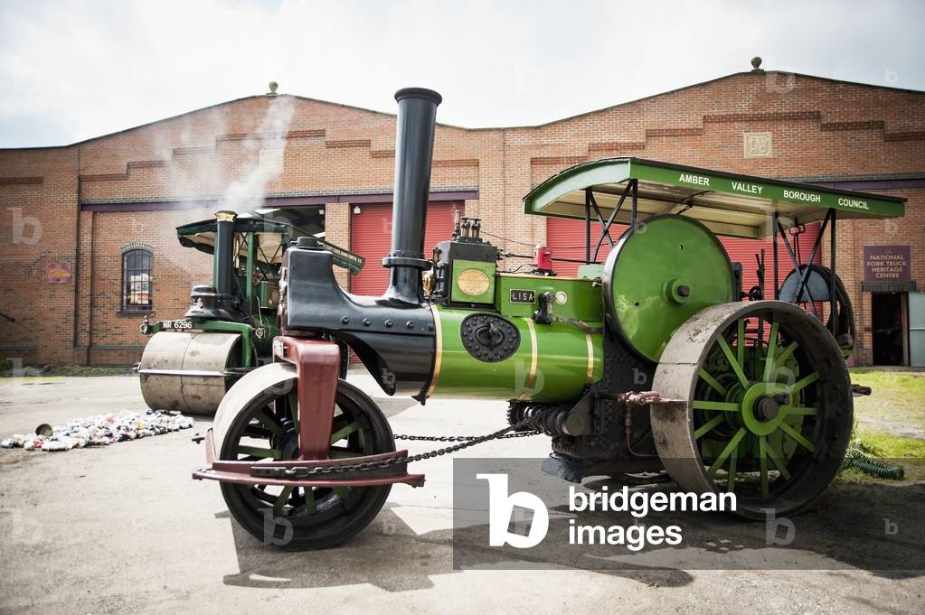 UK, England, UK , Midland Railway, Derbyshire, Steamrollers at Indietracks Festival (photo)