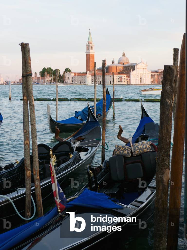 Gondola Station on Grand Canal By St Mark's Square, Venice, Italy (photo)