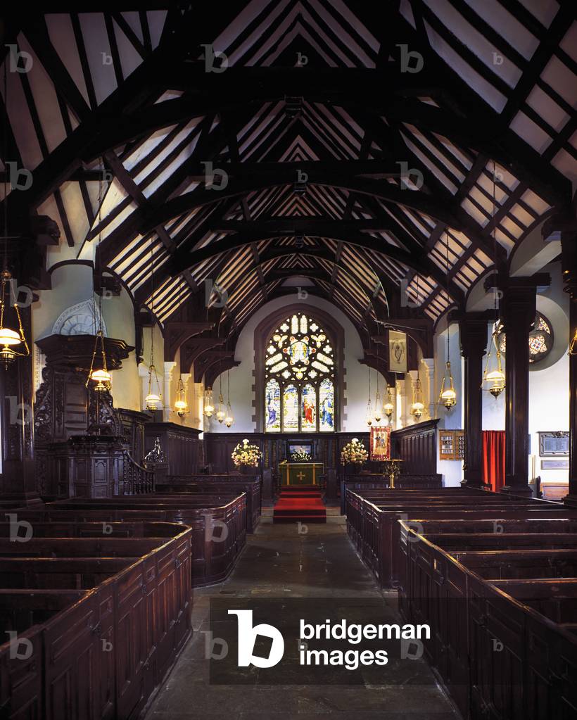 Waringstown, Co Antrim, Ireland; Church Interior (photo)