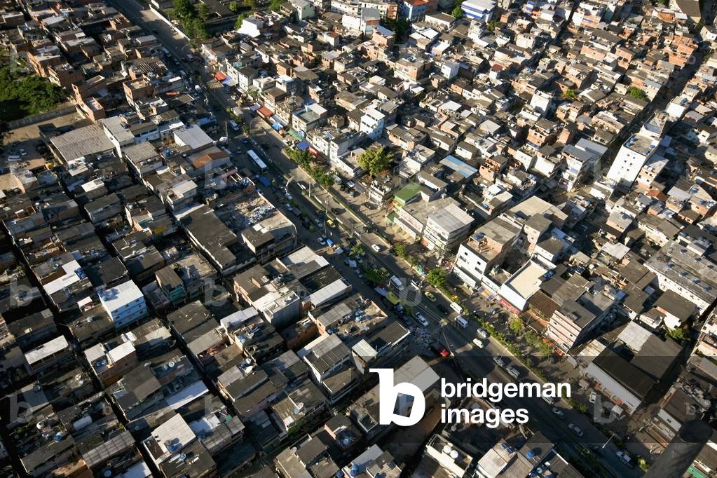 Brazil, Aerial view of City of God, Rio De Janeiro (photo)