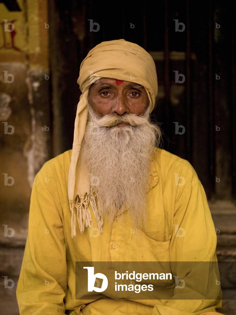 Old Hindu Man, Varanasi, India (photo)