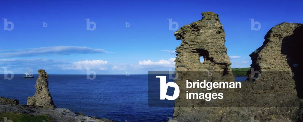 Tall Ship Off Black Castle, Wicklow Head, Co Wicklow, Ireland (photo)