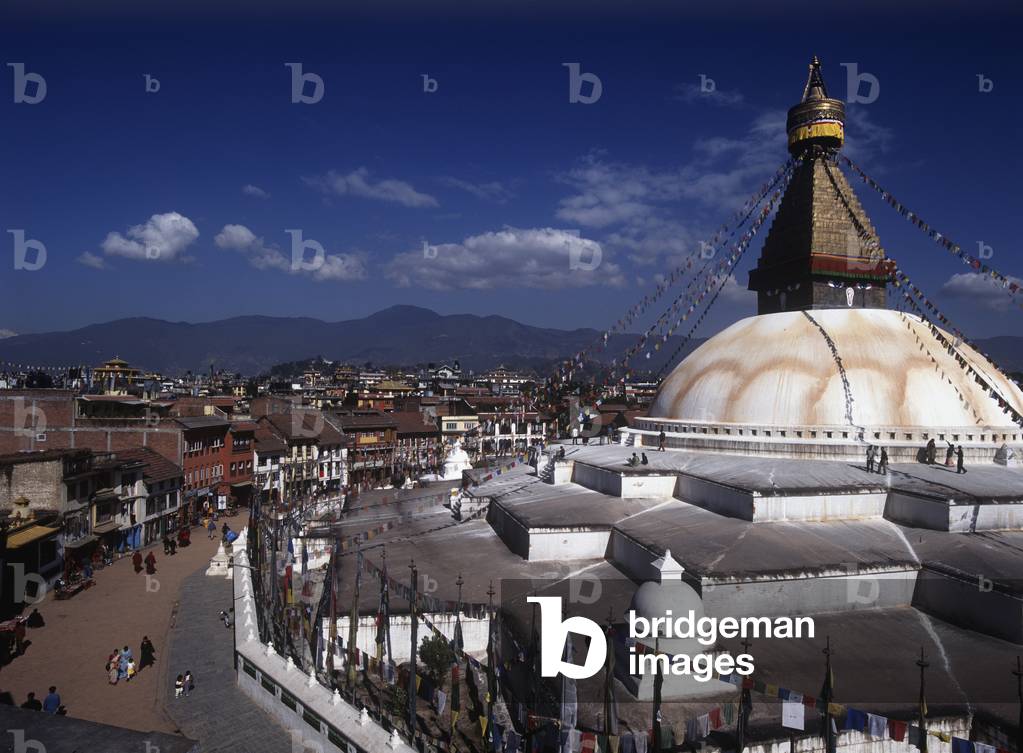 Buddha Stupa, Katmandu, Nepal (photo)