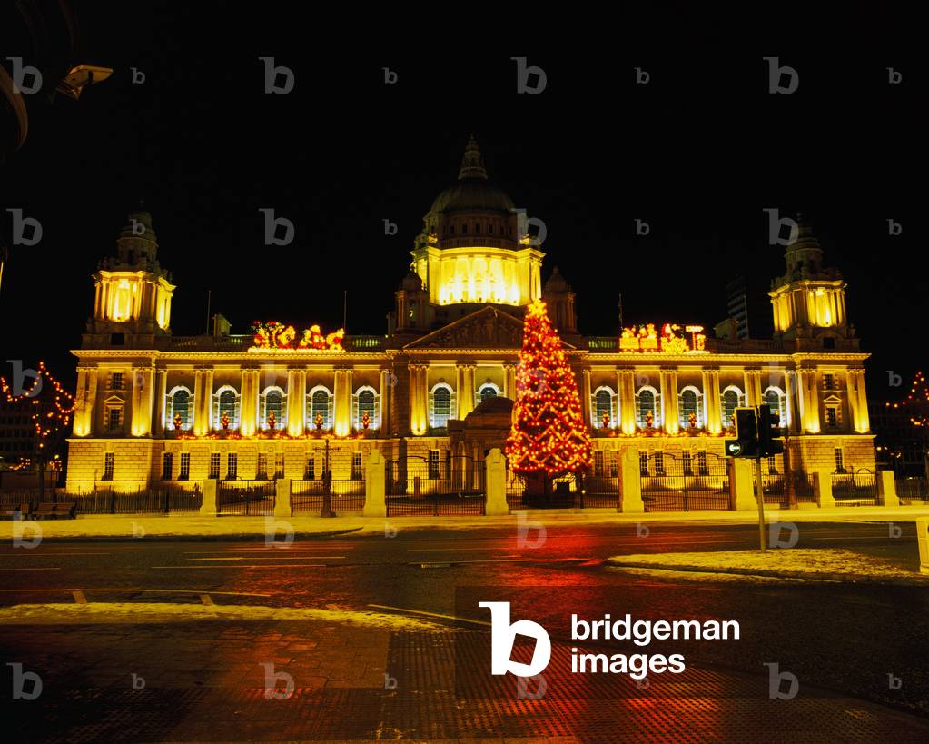 Belfast City Hall, Belfast, Ireland, City Hall At Christmas (photo)