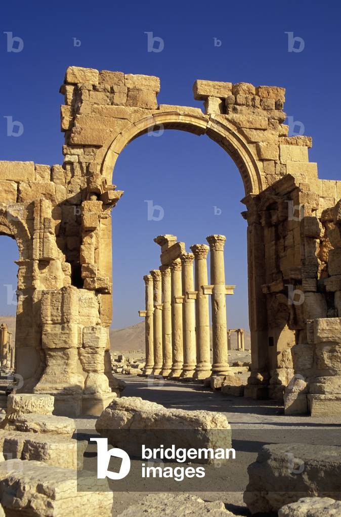 Syria, Old ruins, Palmyra (photo)