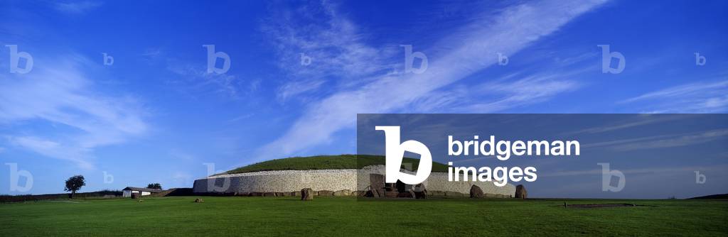 Ancient Tomb On A Landscape, Megalithic Passage Tombs, County Meath, Republic Of Ireland (photo)