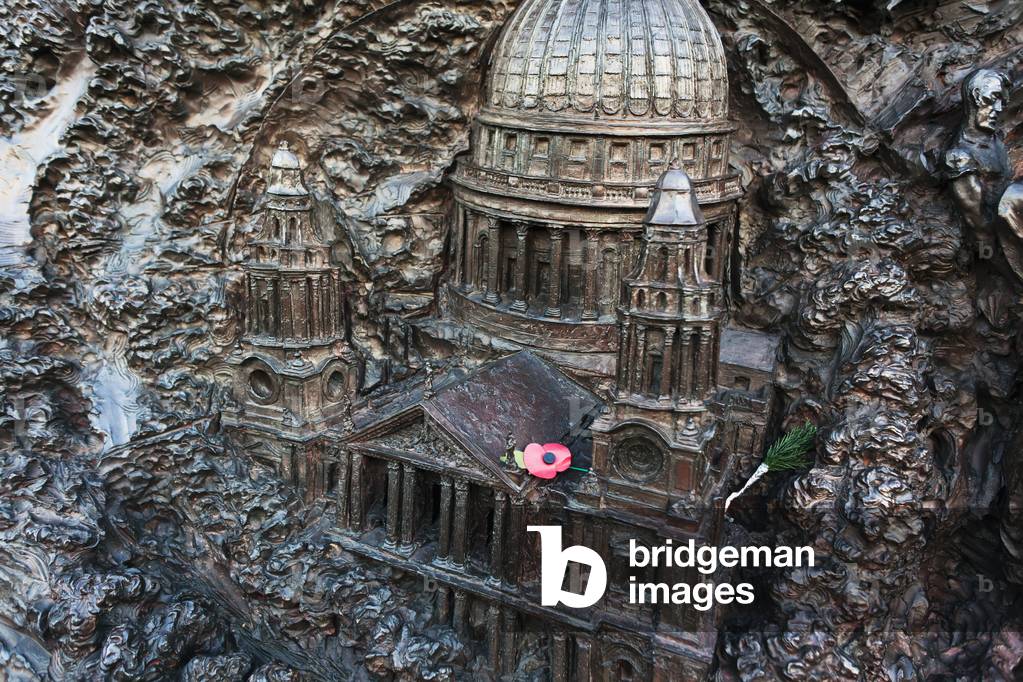 Detail of Battle of Britain Monument, Victoria Embankment, London, England, UK  (photo)