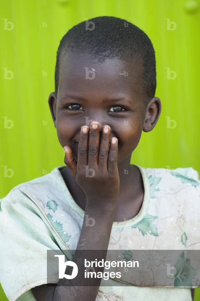 Maasai Girl, Kenya, Africa (photo)