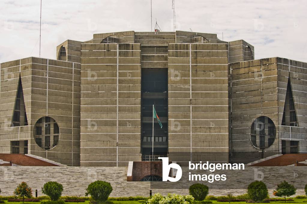 Exterior of National Assembly Building, Dhaka, Bangladesh (photo)