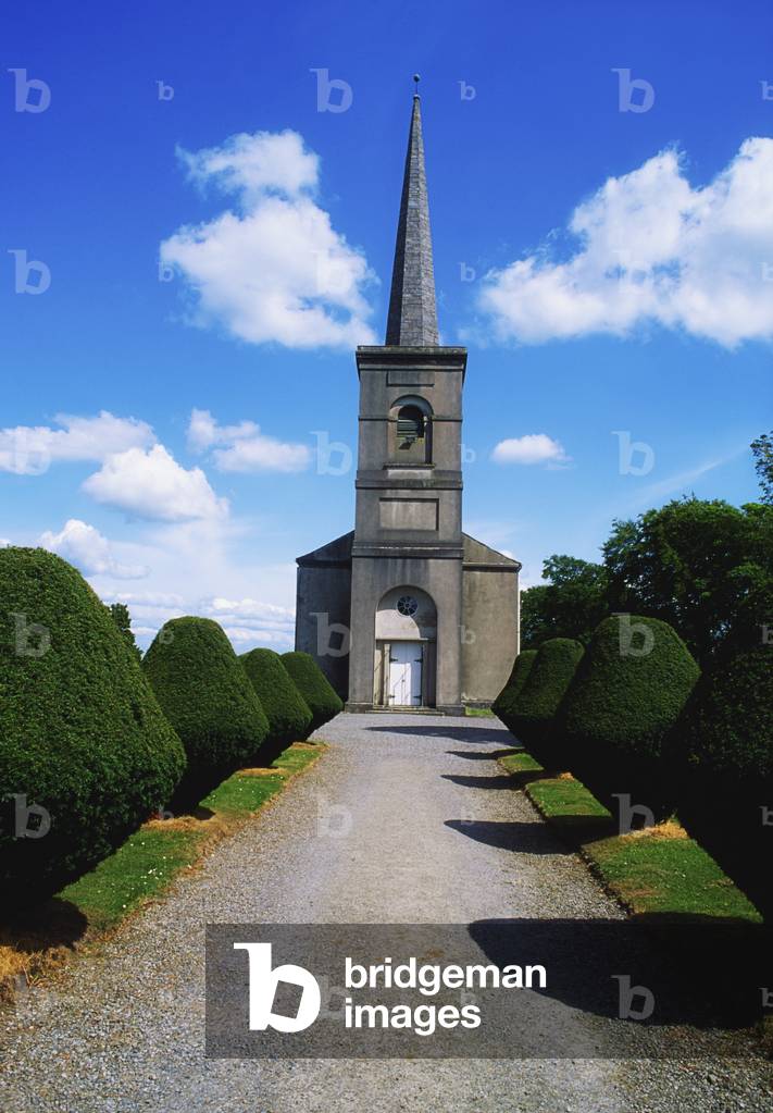 Church Of St. John The Baptist, Coolbanagher, County Laois, Ireland; Church Built By James Gandon In 1786 (photo)