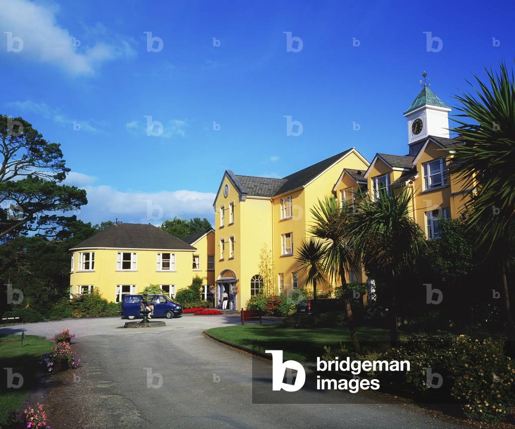 Sheen Falls Hotel, Kenmare, Co Kerry, Ireland; Exterior Of A Hotel (photo)