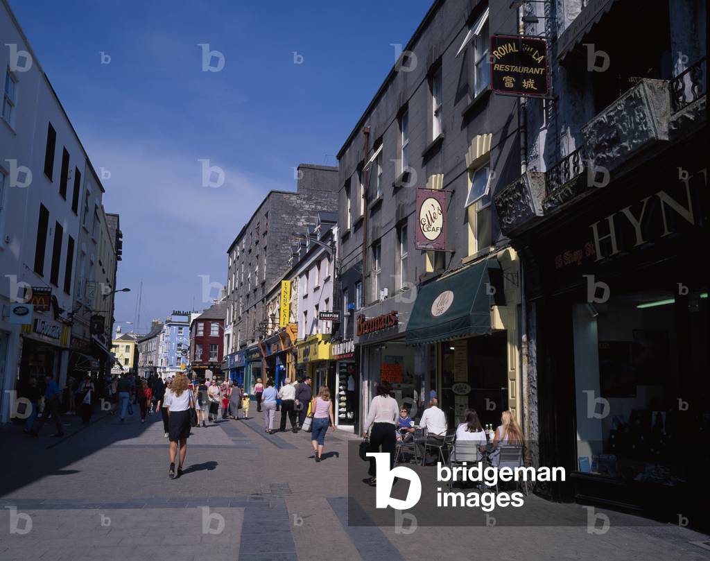 Galway City,Co,Galway,Ireland;Street Scene In Galway City (photo)