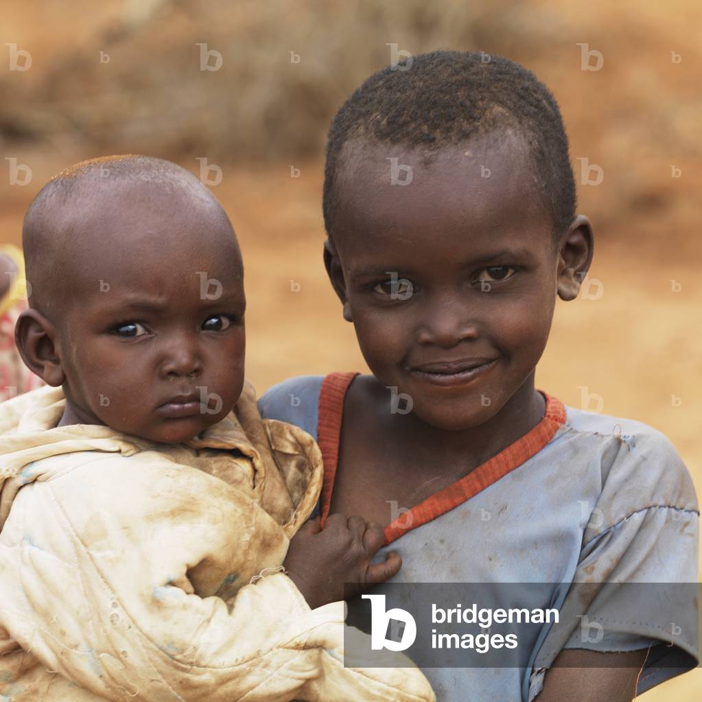 Children from a Maasai Village, Kenya, Africa (photo)