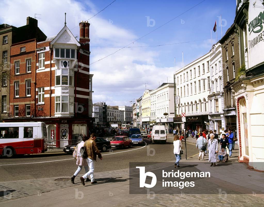 Cork, Co Cork, Ireland, St. Patrick's Street From The Grand Parade End (photo)