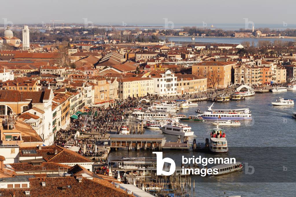 View of Venice from the top of St Mark's Campanile, Venice, Italy (photo)