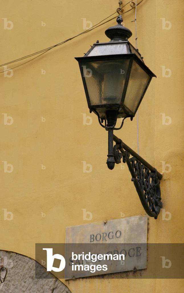 Old Street Lamp, Florence, Tuscany, Italy (photo)