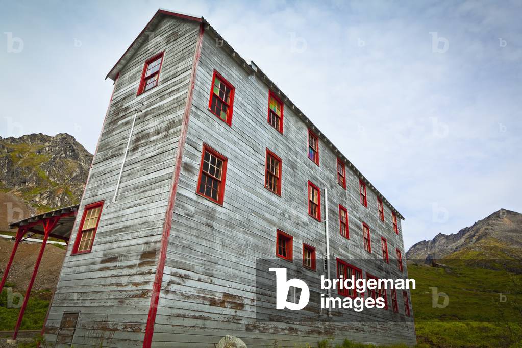 Historic No, 1 Bunkhouse, Independence Mine State Historic Park, Hatcher Pass, Southcentral, Alaska, Summer (photo)