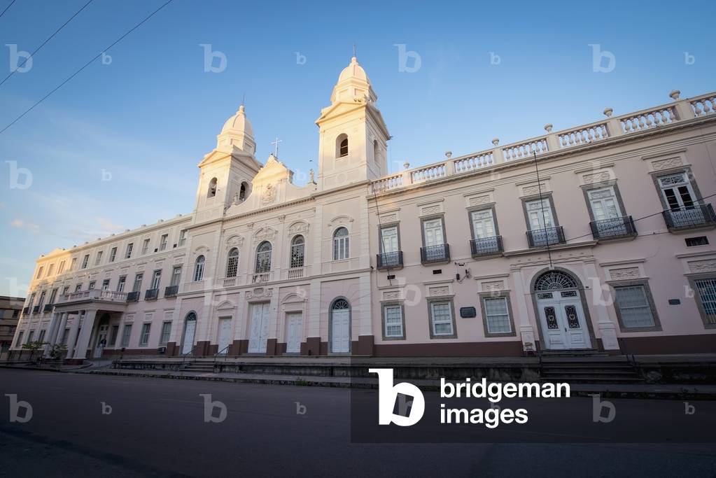 Brazil, Rio Grande do Sul, Facade Santa Casa Hospital, Pelotas (photo)