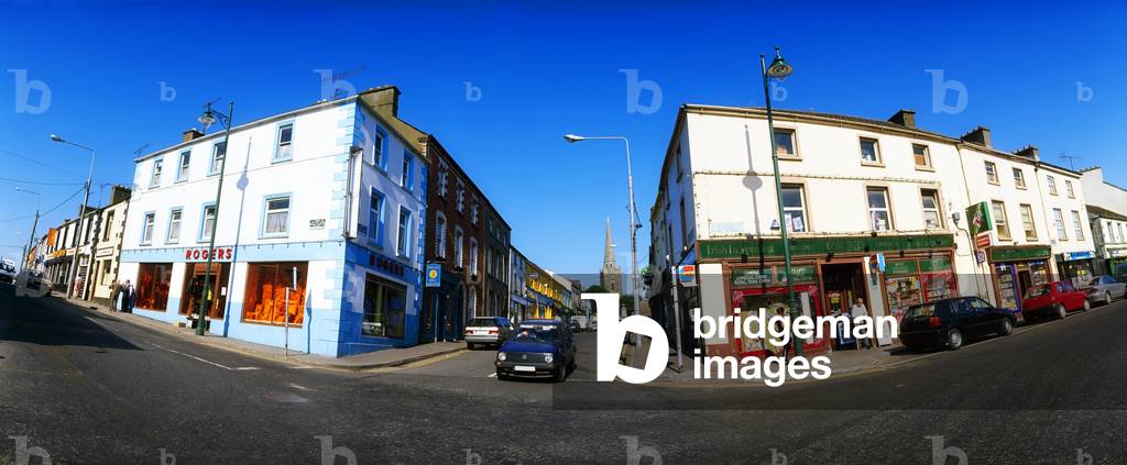 Kells,Co Meath,Ireland;Shopfronts Along Street (photo)