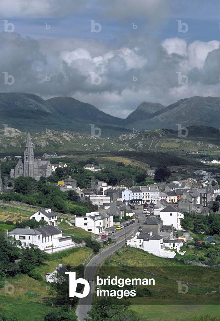 Clifden, Co Galway, Ireland; Landscape Of Clifden Town (photo)