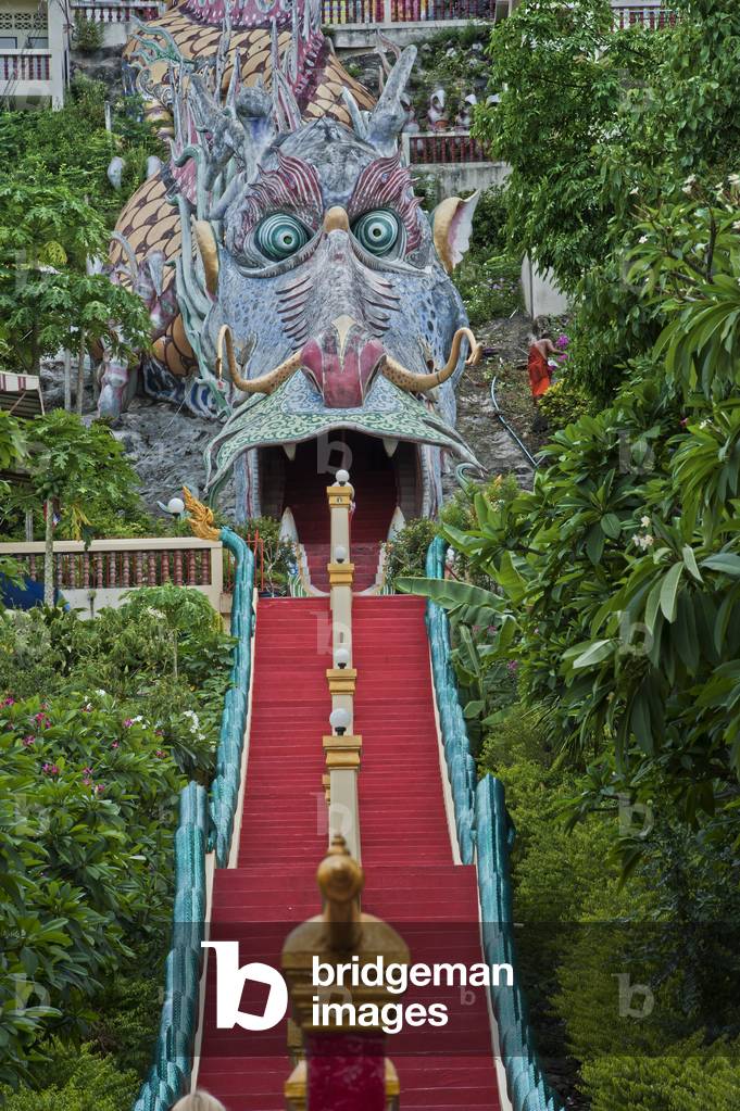 Wat Ban Tham, or the Dragon Temple, Kanchanaburi, Thailand (photo)