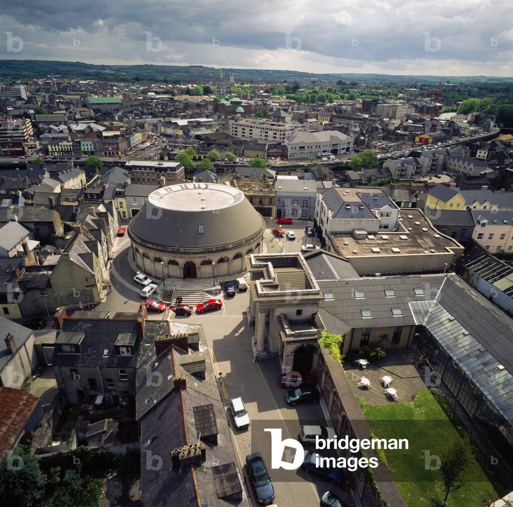 Cork City, Co Cork, Ireland; Aerial View Of Firkin Crane Centre And Old Butter Market (photo)