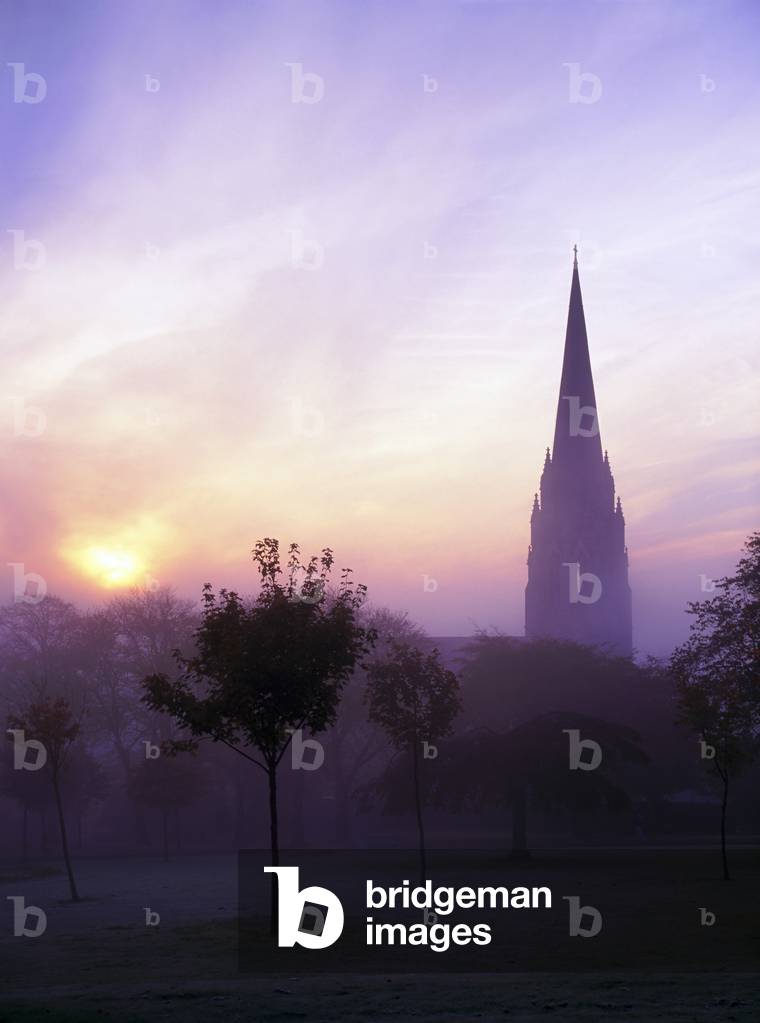 St Eugene's Cathedral, From Brooke Park, Co Derry, Ireland (photo)
