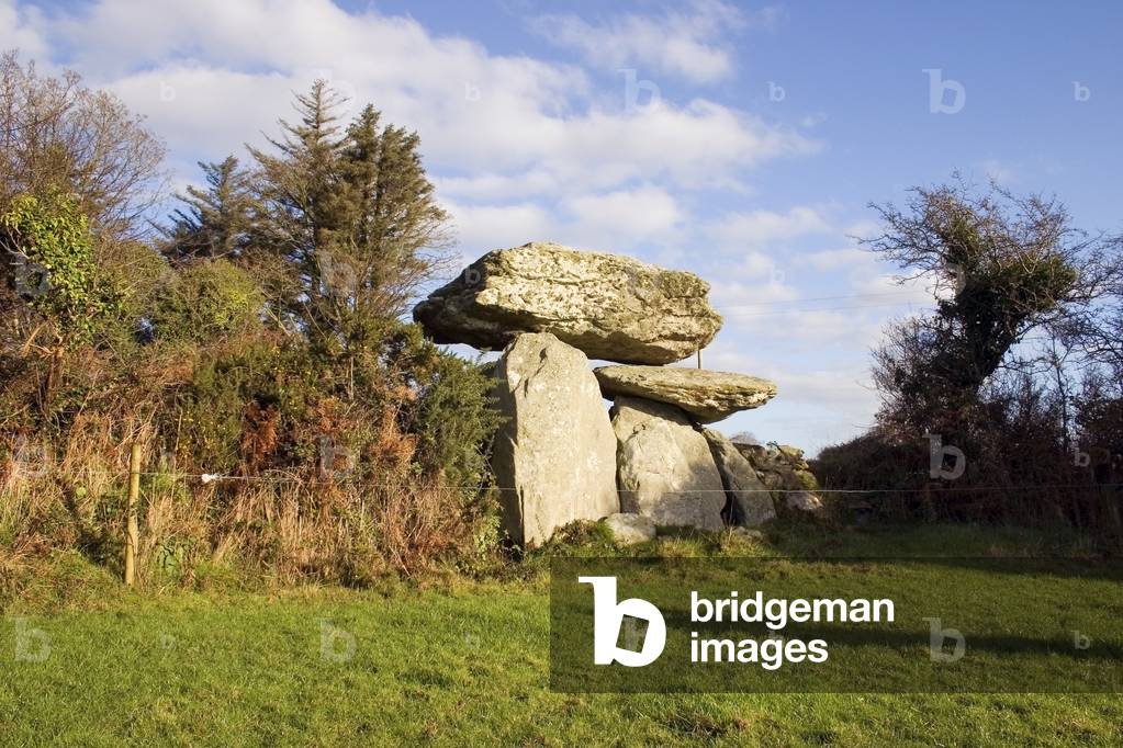 Knockeen Dolmen, Near Tramore, Co Waterford, Ireland (photo)