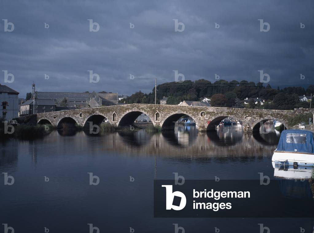 Graiguenamanagh,Co Kilkenny,Ireland;View Of A Bridge Over River Barrow (photo)