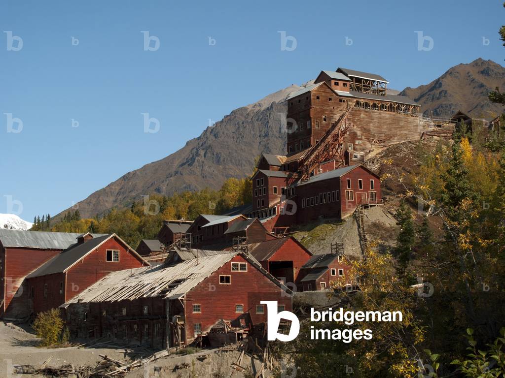 View Of The Mill Building, Kennecott Mines National Historic Landmark, Wrangell-St, Elias National Park & Preserve, Southcentral Alaska, Autumn (photo)