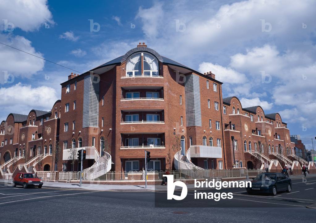 Bride Street,Dublin,Ireland;Modern Apartment Building In Dublin (photo)