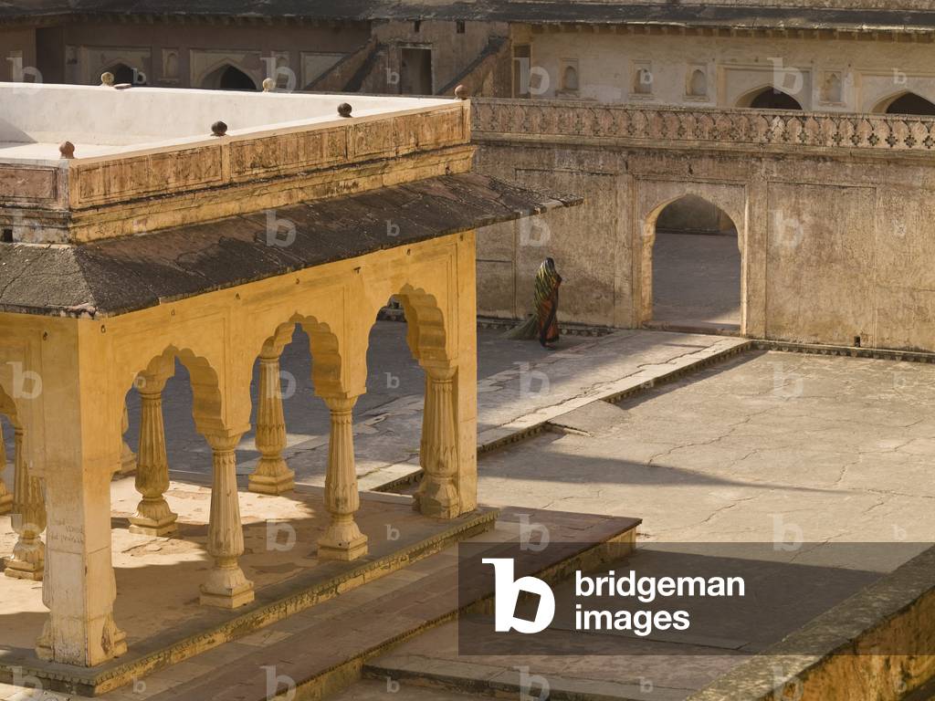 Amber Fort, Jaipur, India, High Angle View of Fort (photo)