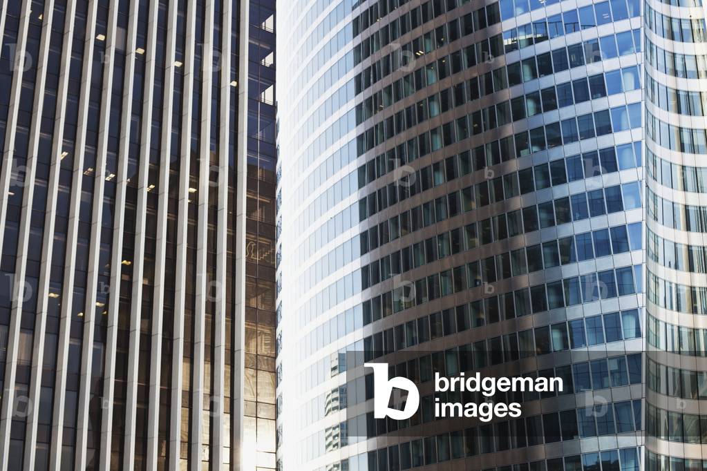 Abundance of windows in an office tower, Paris, France (photo)