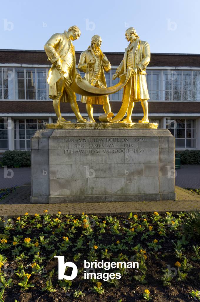 UK, England, Birmingham, Boulton Statue (photo)