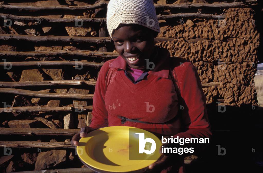 Aids Orphan at Ekupheleni Care Point, Swaziland (photo)